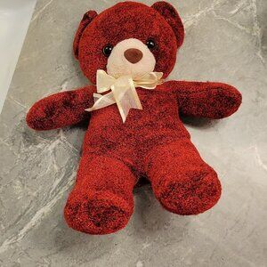 Rare Red Teddy Bear - Toy Network